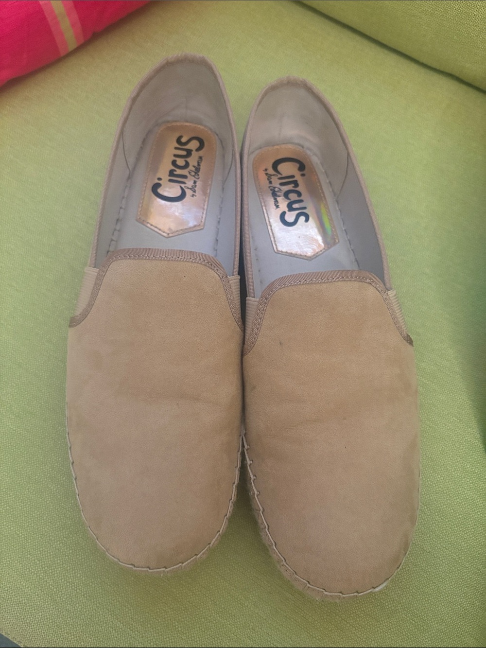 Circus by Sam Edelman Women’s Tan Faux-suede Espadrilles